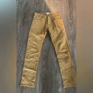 Todd Snyder Slim Fit 5-Pocket Chino in Camel 30x32